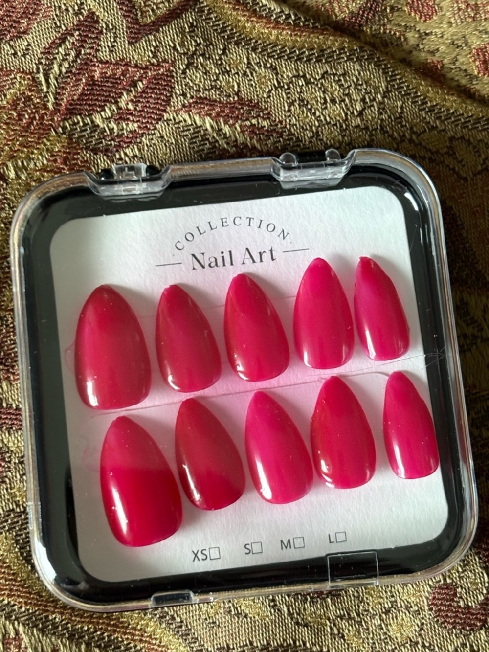 Collection Nail Art Hot Red Press-On Nails